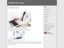 Tablet Screenshot of colposcopy.org.uk